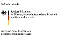 Gefördert durch das Bundesministerium für Umwelt, Naturschutz, nukleare Sicherheit und Verbraucherschutz